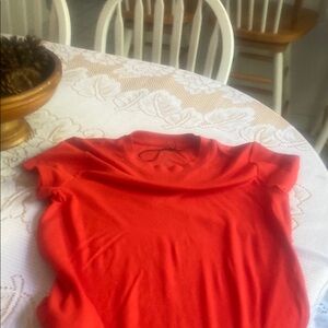 a new day Vivid Red Short Sleeve Tops